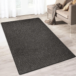 KARAT - TAPIS DE SALON CARLTON GRIS ANTHRACITE 200 X 150 CM - ANTHRACITE