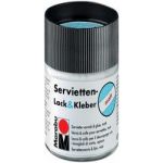 VERNIS & COLLE POUR SERVIETTES, MAT, 50 ML, DANS UN - LOT DE 5