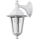 RABALUX - APPLIQUE MURALE LAMPE D'EXTÉRIEUR VERRE MÉTALLIQUE VELENCE BLANC Ø21CM L: 23CM H: 35CM IP43