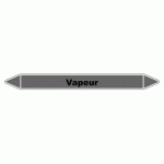 LOT DE 3 - MARQUEUR TUYAUTERIE - VAPEUR - VINYLE LAMINÉ NFX 08-105 150 X 12 MM
