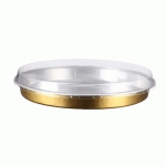 RÉCIPIENT PÂTISSERIE 900 ML ALUMINIUM OR/ARGENT (VENDU PAR 50)