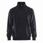 SWEAT COL CAMIONNEUR NOIR TAILLE XXXL - BLAKLADER