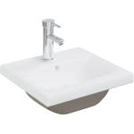 LAVABO ENCASTR� AVEC ROBINET 42X39X18 CM C�RAMIQUE BLANC - VIDAXL