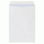 BOÎTE DE 250 POCHETTES ADMINISTRATIVES BLANC 229X324 MM AUTOCOLLANTE AVEC BANDE PROTECTRICE