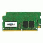 CRUCIAL - DDR4 - KIT - 16 GO: 2 X 8 GO - SO DIMM 260 BROCHES - 2400 MHZ / PC4-19200 - MÉMOIRE SANS TAMPON