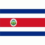 DRAPEAU COSTA RICA : DIMENSIONS - 50 X 75 CM