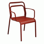 FAUTEUIL EOS ALU - ROUGE - PROLOISIRS