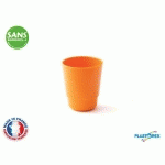 GOBELET TOBOGGAN 16CL MÉLAMINE ORANGE