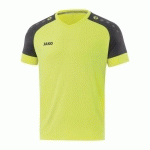 MAILLOT DE FOOT MANCHES COURTES ENFANT - JAKO - CHAMP 20 JAUNE FLUO/GRIS