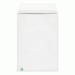 BRUNEAU - POCHETTE KRAFT BLANC RECYCLÉ 162 X 229 MM 90 G SANS FENÊTRE - BOÎTE DE 500