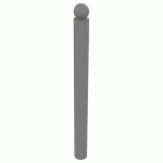 POTELET BOOPI TÊTE BOULE MÉTAL HTR 1 M Ø 102 MM - GRIS 9006 - BUTON DESIGN
