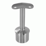 SUPPORT DE MAIN-COURANTE - POTEAU ROND - INOX BROSSÉ 304 - 135° - BROSSÉ GR320 - ANGLE À 135° DESIGN PRODUCTION