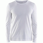 T-SHIRT MANCHES LONGUES BLANC TAILLE XXL - BLAKLADER