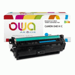 TONER REMANUFACTURÉ OWA - HAUTE CAPACITÉ - CYAN - POUR CANON 040HC - TONER COMPATIBLE