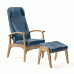 FAUTEUIL DE REPOS GRAND LARGE CRF - BLEU PÉTROLE