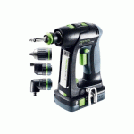 PERCEUSE SANS FIL 18V (2X4,0 AH) C 18 HPC 4,0 I EN SET - 577617 FESTOOL