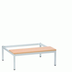 SOCLE BANC 90 CM POUR VESTIAIRES COLOR