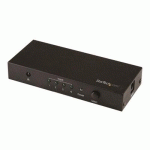 STARTECH.COM SWITCH HDMI - 4 PORTS - COMMUTATEUR HDMI 4X1 - SWITCH AUTOMATIQUE - ULTRA HD 4K 60 HZ (VS421HD20) - COMMUTATEUR VIDÉO/AUDIO - 4 PORTS