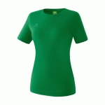 T-SHIRT TEAMSPORT - ERIMA - CASUAL BASIC FEMME ÉMERAUDE