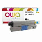 TONER REMANUFACTURÉ OWA - STANDARD - NOIR - POUR OKI 44973512