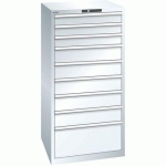 ARMOIRE BLANC PUR 717X725X1450 AVEC 9 TIR. 200KG - LISTA
