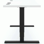 BUREAU PREMIUM RÉGLABLE ELEMENTS SOLID 2000 - NOIR - BLANC - ACTIFORCE