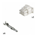 ERREBI GROUP - KIT CONNECTEUR MATE N LOK MÂLE AVEC BORN MÂLE 3X2 VOIES