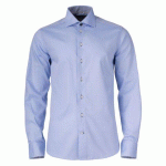 J.HARVEST & FROST YB51 TWILL CHEMISE SLIM FIT HOMMES BLEU CIEL/MARINE - TAILLE XS