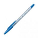 PILOT STYLO À BILLE RECHARGEABLE POINTE MOYENNE ENCRE BLEUE CORPS PLASTIQUE CRISTAL AVEC CAPUCHON BP-SM