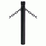 POTELET PROVINCE Ø114 MM CHAINES 2 ANNEAUX CITY NOIR 9005 - PROCITY