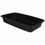 BARQUETTE PLASTIQUE NOIRE GN 1/4 H 45MM (X360) FIRPLAST