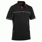 POLO BICOLORE NOIR/ROUGE TAILLE XL - BLAKLADER