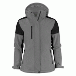 PRINTER PRIME PRIME PADDED VESTE SOFTSHELL FEMMES GRIS ACIER/NOIR - TAILLE XXXL