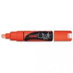 UNIBALL MARQUEUR CRAIE CHALKMARKER, POINTE BISEAUTÉE MOYENNE, POUR LES TABLEAUX NOIRS, MENUS, ORANGE FLUO