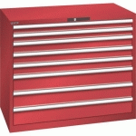 ARMOIRE 8 TIROIRS SÉRIE 78.834-CAPACITÉ 75KG-ROUGE - LISTA