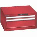 ARMOIRE ROUGE 564X572X283 AVEC 2 TIR. 75KG _ 78.461.070 - LISTA