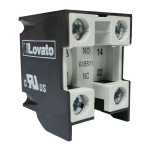 LOVATO - BLOC DE CONTACT 1NO+1NC SNAP-IN KXBS11