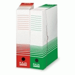 BOÎTE-ARCHIVES RAJA VERT DOS 10 CM