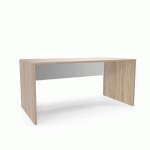 BUREAU VIVA 160 X 80 X 75 CM DESIGN DROIT CHÊNE SONOMA / BLANC