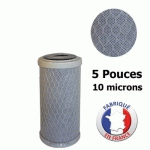 CARTOUCHE CHARBON ACTIF 5 POUCES - 10 MICRONS