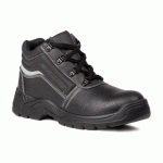 CHAUSSURES DE SÉCURITÉ HAUTES BASIC NACRITE S1P SRC - CUIR NOIR - TAILLE 41 COVERGUARD