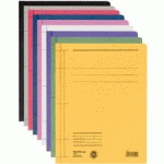 CHEMISE À LAMELLE RAPID, FORMAT A4, CARTON MANILLE, - LOT DE 25