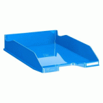 LOT DE 6 - CORBEILLE À COURRIER EXACOMPTA COMBO 2 IDERAMA BLEU GLACÉ