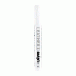LOT DE 6 - DARWI MARQUEUR PEINTURE SUR CUIR POINTE CONIQUE FINE 2MM - BLANC