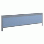 PANNEAU ÉCRAN ECLA L 180 CM CADRE DÉCOR ALUMINIUM - TISSU GRIS BLEU