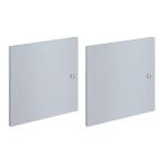 PORTES MULTICASES - ALUMINIUM (LOT DE 2)