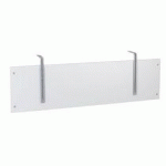 VOILE DE FOND L 160 CM BLANC PRACTICA - FIXATION ALUMINIUM