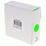 LOT DE 4 - PASTILLE DE COULEUR, DIAMÈTRE: 35 MM, VERT FLUO