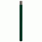 POTELET HAUTE VISIBILITÉ Ø 76 MM INOX BROSSÉ ZINC VERT 6005 - PROCITY