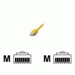 MCL CABLE RJ45 CAT5E 0.5 M YELLOW CÂBLE DE RÉSEAU JAUNE 0,5 M U/UTP (UTP)